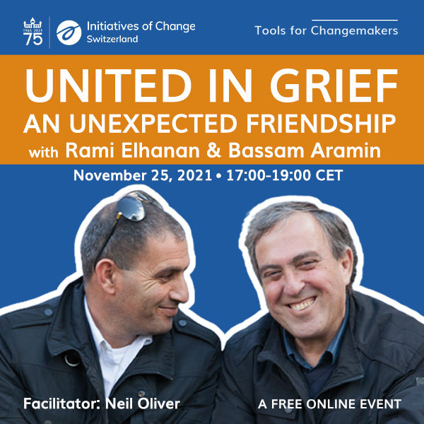 United in Grief with Bassam Arami and Rami Elhanan - square