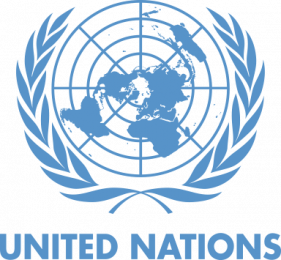 United Nations logo blue